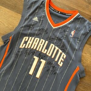 Charlotte Bobcats Jersey #11 Bailey Multiple Autographs NWOT Adidas‎ Sz M